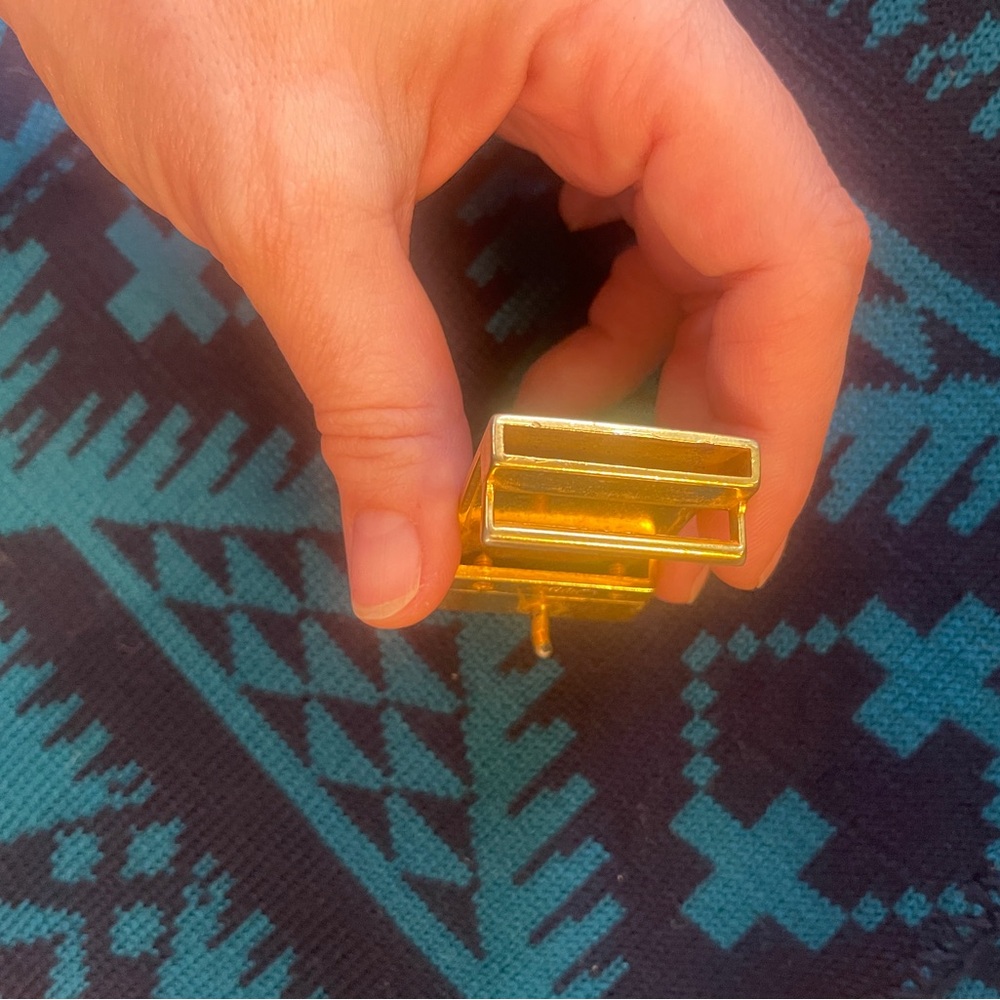 Dior Trotter 2-Tone Vintage Belt Clip - Picture 3 of 11